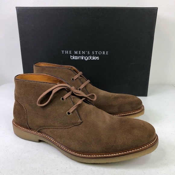 The Men’s Store Bloomingdales Sand Suede Chukka Boots Size 7.5